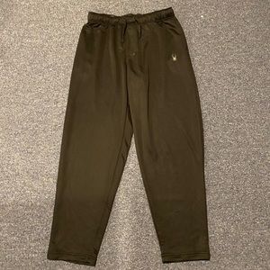 MENS SPYDER BLACK SWEATPANTS LARGE